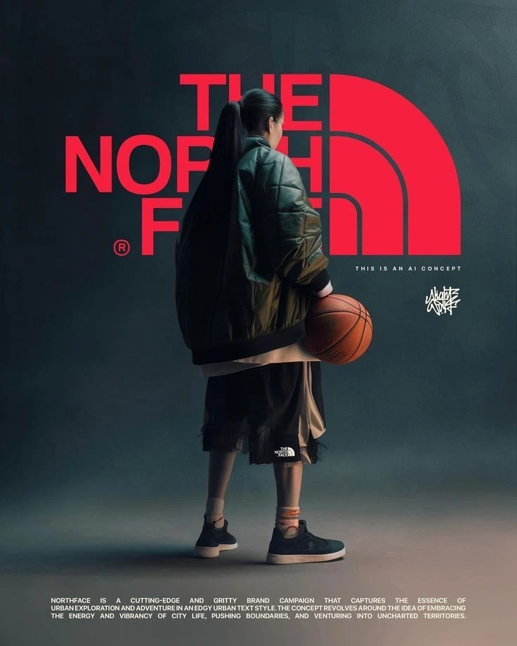 The North Face Study — creative artwork